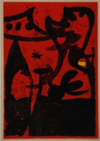 Mirò Joan Barcellona 1893 Palma Di Maiorca 1983 "Senza titolo" 1969,...