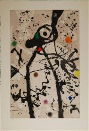 Mirò Joan Barcellona 1893 Palma Di Maiorca 1983 "Senza titolo" 1975,...