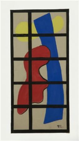 Leger Fernand Argentan 1881 Gif Sur Ivette 1955 "Studio per le vetrate della...