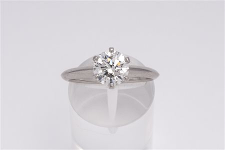 TIFFANY & CO. - ANELLO SETTING IN PLATINO E DIAMANTE anello da fidanzamento...