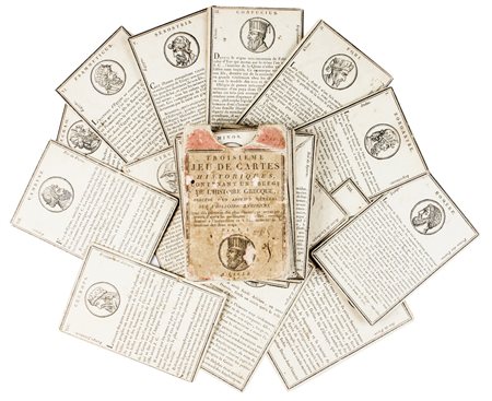 Jouy Victor Joseph Étienne, Troisième jeu de cartes historiques, contenant un...