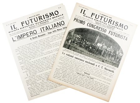 Il Futurismo. Rivista sintetica illustrata. Numero 6.Milano: Direzione del...