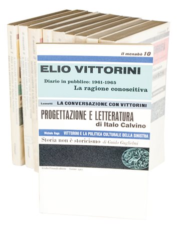 Il Menabò di letteratura (-tutto il pubblicato).Torino: Einaudi, 1959-1967.10...