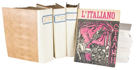 L'Italiano.Bologna (poi Roma): L'Italiano Editore, 1931-1942.Fascicoli dal n....