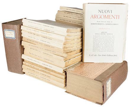 Nuovi Argomenti.Roma: S.e., 1953-1964.12 annate in 41 fascicoli, le prime due...