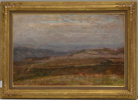 Carlo Vittori Cremona (1881- 1943) "Appennino Piacentino, dintorni di...