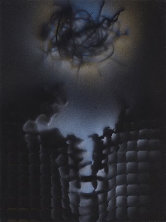 FRANCO COSTALONGA (1933) Destrutturazione G, 2003 Acrilici su tela cm 40x30...