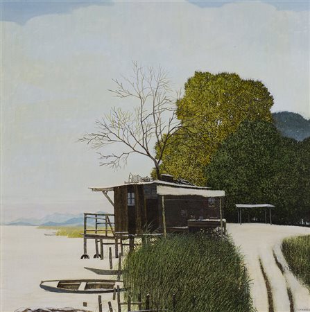 ALESSANDRO TOFANELLI (1959) Tutto il pomeriggio, 2005 Olio su tela cm 60x60...