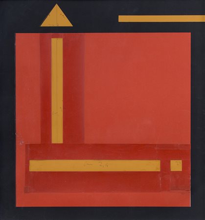 MAURO REGGIANI (1897-1980) Studio per composizione N.12, 1970 Tempera e...