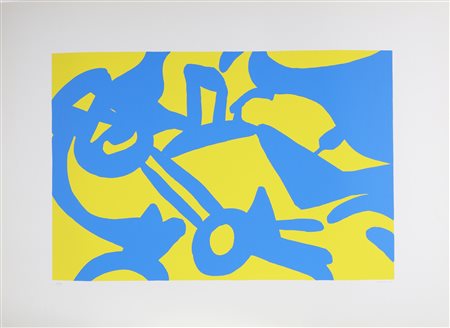 ACCARDI CARLA (1924 - 2014) Senza titolo. Serigrafia. Cm 105,00 x 75,00....