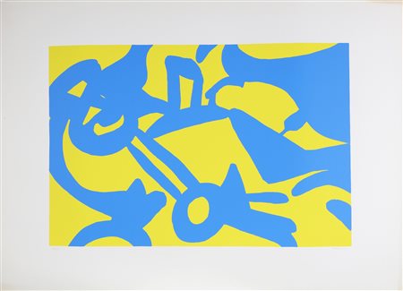 ACCARDI CARLA (1924 - 2014) Senza titolo. Serigrafia. Cm 105,00 x 75,00....