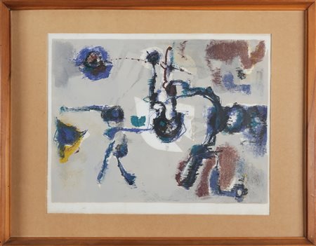 BIROLLI RENATO (1905 - 1959) Senza titolo. Acquaforte. Cm 50,00 x 40,00....