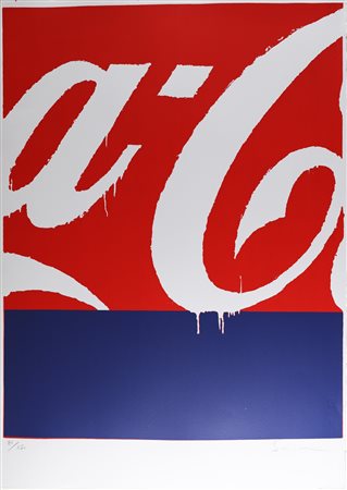 SCHIFANO MARIO (1934 - 1998) Coca Cola. . Litografia. Cm 68,00 x 88,00....