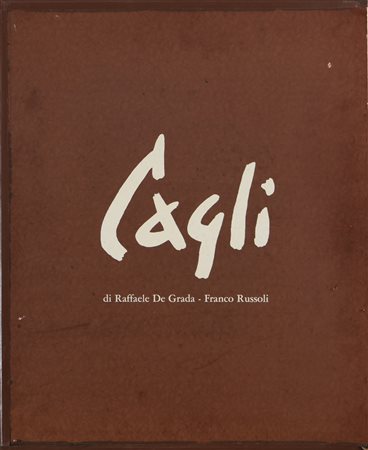 CAGLI CORRADO (1910 - 1976) Il disegno moderno. . 1964. Libro d'artista. Cm...