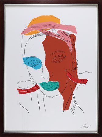 WARHOL ANDY (1928 - 1987) Ladies and gentleman. 1975. Serigrafia su carta. Cm...