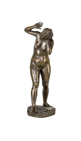 Carlo Conte SENZA TITOLO (NUDO DI DONNA) - Scultura in bronzo, cm 48x16x21,...