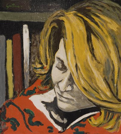 RENATO GUTTUSO (Bagheria 1912 - Roma 1987) Marta Serigrafia a colori su tela,...