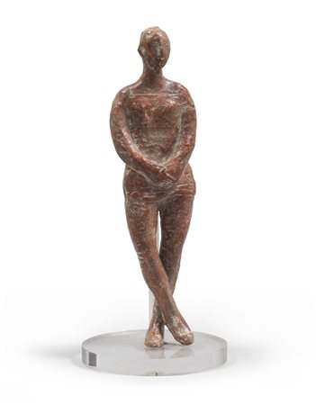 ASSEN PEIKOV (Sevlievo 1908 - Roma 1973) Figura femminile stante Terracotta,...