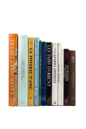 Gruppo di dodici libri e cataloghi sullíarte cinese, edizioni varie (lista su...