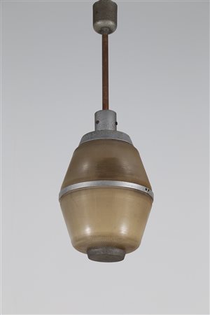 POLLICE UGO Cinque lampade da soffitto industriali in metallo e...