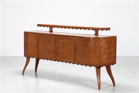 BUFFA PAOLO (1903 - 1970) Credenza in rovere, anni 50. -. Cm 209,00 x 104,00...