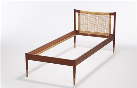 Borge Mogensen (Aalborg 1914 - Gentofte 1972) Letto singolo in teak e...