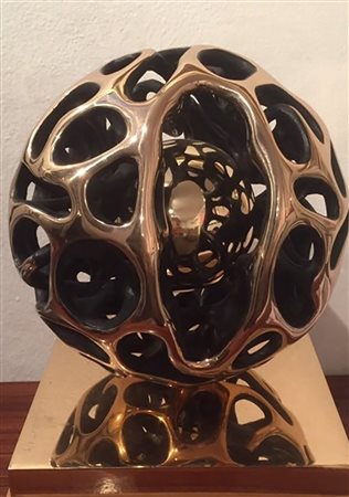 Gianfranco Meggiato sfera in bronzo fusa a cera persa diametro 27 cm...