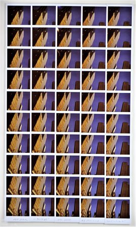 Maurizio Galimberti Blue 48 mosaico polaroid 48x84 archivio nordest 5942 del...