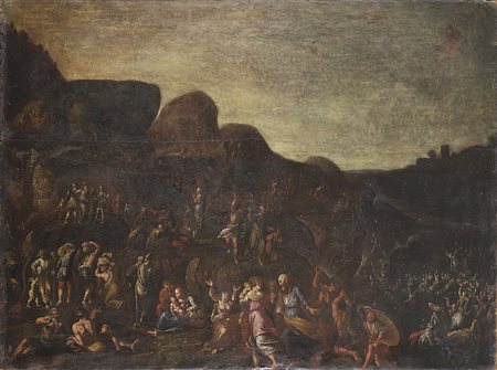 Scuola veneta della fine del secolo XVII,inizi XVIII "Allegorie della vita di...