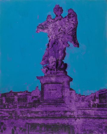 TANO FESTA (1938-1988) Piazza d'Italia 1976smalto su tela emulsionata cm...