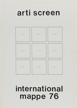 AA.VV (-) International mappe 1976J.Bill, A. Calderara, R.F.Frangi,...
