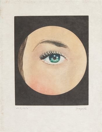RENE MAGRITTE (1898-1967) L'Oeil (dal portfolio "Le Lien de...