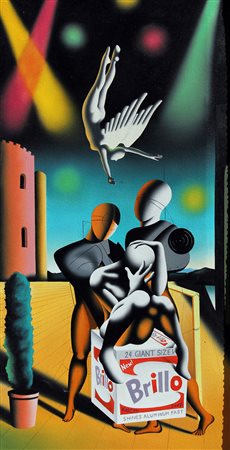 Mark KOSTABI (Los Angeles 1960 ) Cleanse my sins , 2007, olio su tela, cm....