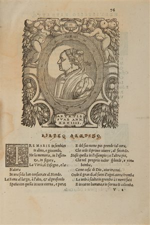 RUSCELLI, Girolamo (c.1518-1566). Lettura di Girolamo Ruscelli, sopra un...