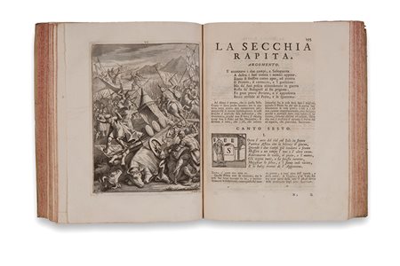 TASSONI, Alessandro (1565-1635). La secchia rapita poema eroicomico. Modena:...