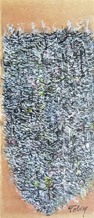 MARK TOBEY Centerville 1890- Basilea 1976 " Senza titolo " gouache su carta...