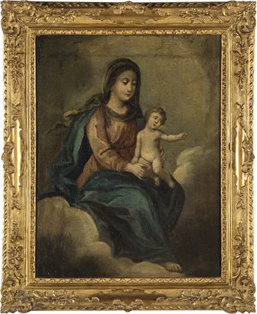 Madonna con Bambino, olio su tela, cm 51x39