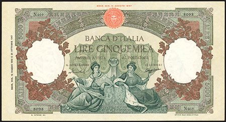 BANCONOTE. Banca d'Italia. 5000 lire 12/05/1960. SPL