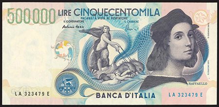 BANCONOTE. Banca d'Italia. 100.000 lire 06/05/1994 serie XE, e 500.000 lire...