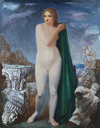 Achille Funi (Ferrara 1890 - Appiano Gentile 1972) "La Venere latina (Nudo/Il...