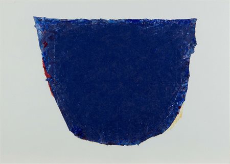 Rodolfo Aricò (1930-2002), Senza titolo (blu), 1995 acrilico su carta, cm...