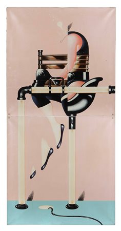 Sergio Sarri (1938), Esercizio nr. 5 (Estetic Club), 1971 acrilici su tela,...