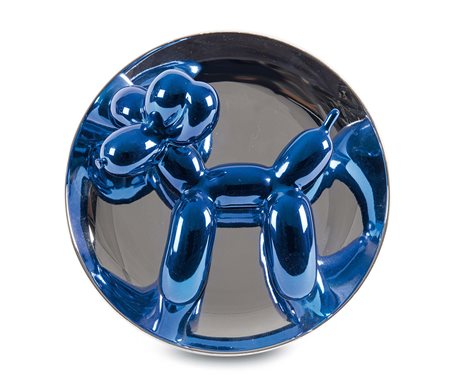 Jeff Koons (1955), Balloon dog (Blue), 2005 porcellana, diametro cm 27...