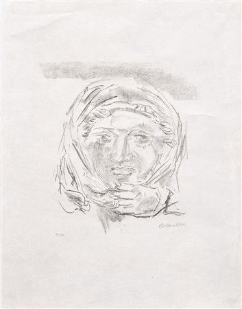 Oskar Kokoschka (Pöchlarn 1886 – Montreux 1980) Porträt einer Frau;Porträt...