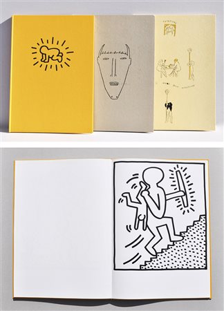 Haring/James Brown/Tatafiore 3 Künstlerbücher, 1983;3 Künstlerbücher, 1983...