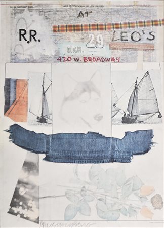 Robert Rauschenberg (Port Arthur 1925 – Captiva 2008) R. R. at Leo’s, 1980;R....