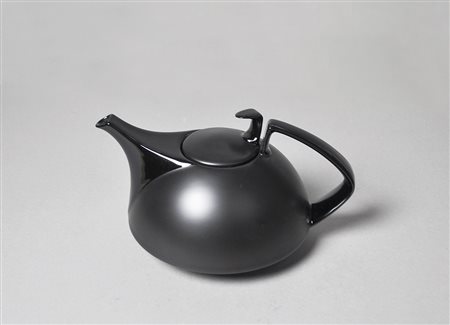 TAC Gropius Teiera, anni ’90;Teekanne, 1990er Jahre Keramik, schwarz, 14 x 23...