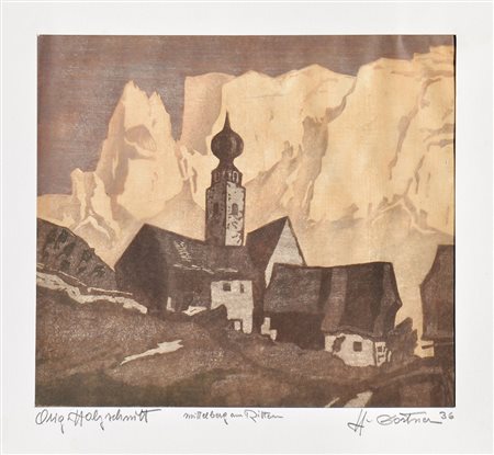 Hans Gostner Mittelberg am Ritten, 1936;Mittelberg am Ritten, 1936...