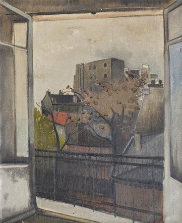 Ernst Schumacher-Salig (Mönchengladbach 1905 – Berlin 1963) Fensterblick,...