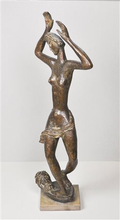 Ignaz Gabloner (Bozen 1887 - 1964) Salome, um 1930;Salome, um 1930 Bronze,...